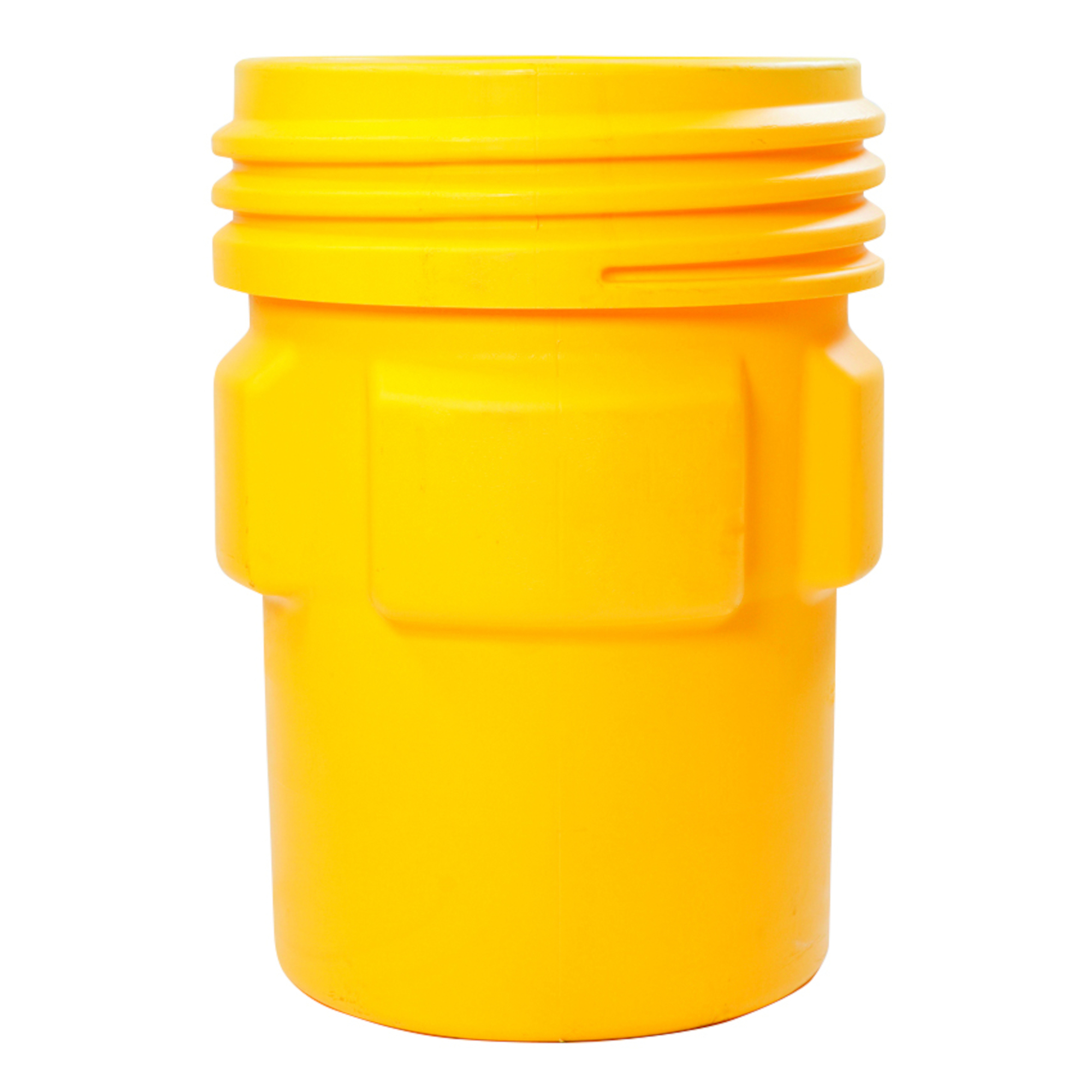 Eagle Overpack Plastic Drum — 95 Gallon, Screw-On Lid, Yellow, HDPE, Model# 1690